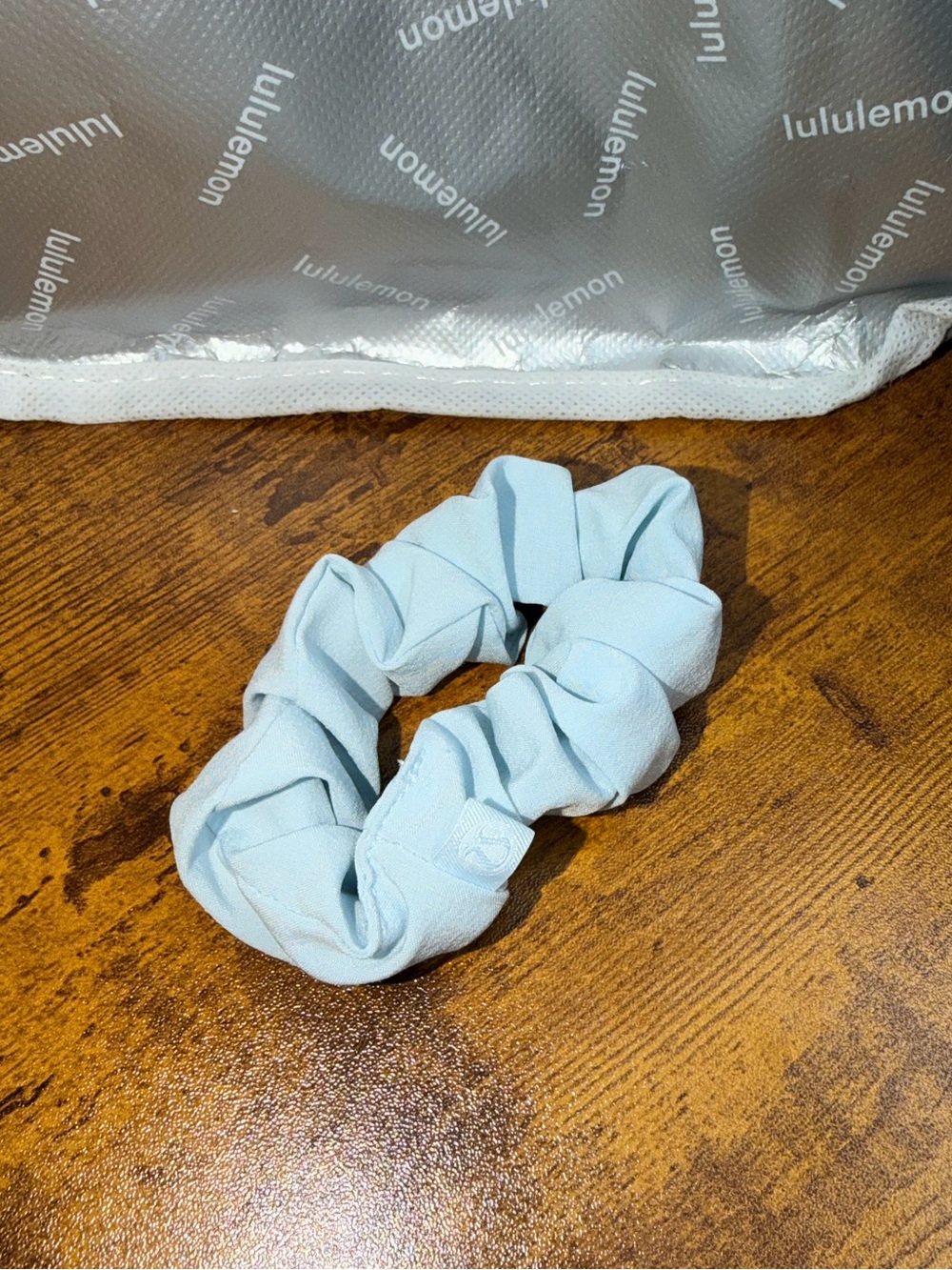 Lululemon Uplifting Scrunchie in Powder Blue